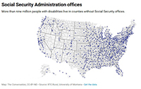 SSA Offices Map from 